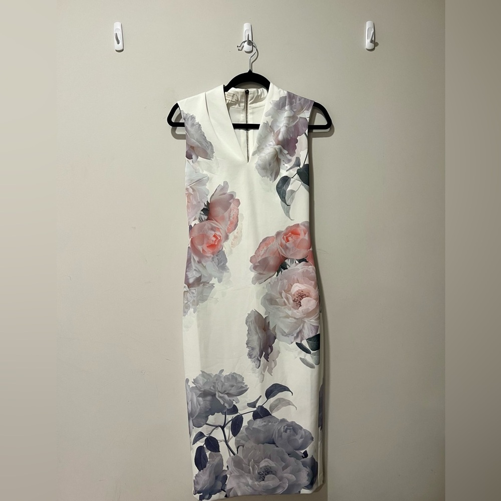 Ted Baker Marah Floral Print Bodycon Dress